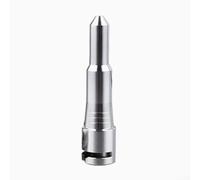 ComfyHarbor Buse à vapeur en acier inoxydable pour machines, pointe de baguette à vapeur à clipser pour défroisseur à vapeur, accessoire efficace pour enlever les plis, argenté, 1,7 x 1,7 x 7,35 cm