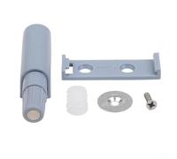 ComfyHarbor Butoir de placard à pousser pour ouvrir avec embout en caoutchouc doux et silencieux pour placard de cuisine, tiroir, meubles, loquet de porte invisible en gris