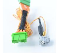 ComfyHarbor Câble adaptateur de haut-parleur central de voiture pour XC60 S60 V90 S90, 22 broches vers 4 trous, fil d'interface audio jaune pour mise à niveau du système audio Baohua