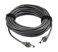 ComfyHarbor Câble d'alimentation CC pour mini rallonge extérieure en TPE étanche, fil noir flexible pour une connectivité fiable, options de longueur de 2 m/5 m/10 m (10 mètres)