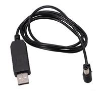 ComfyHarbor Câble USB pour chargeur pour Baofeng UV-82 BF-F8HP UV-9R pour talkie-walkie, adaptateur 5 V vers 10 V CC compatible avec base de charge CH-5 CH-8, connecteur 5,5 mm pour alimentation