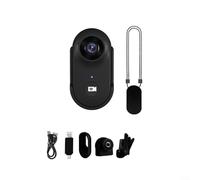 ComfyHarbor Caméra d'action, WiFi étanche IPX7 pour mini DV pour vlogging, vélo et casque avec enregistrement HD en noir ou blanc compact design sport (noir)