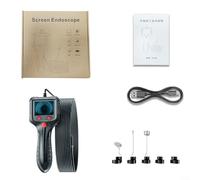 ComfyHarbor Caméra endoscope, sonde de 8 mm, écran IPS de 2,4", avec lumière LED IP67, étanche pour canalisations d'égout (2 m)