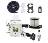 ComfyHarbor Carburateur, pour S-TIHL BG86 SH86 SH86C BG86C, pour souffleur de feuilles, remplace 4241-120-0623, 4241-120-0616, pour Zama C1M-S261B C1M-S261C, kit de mélange de carburant haute