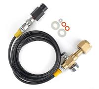 ComfyHarbor CGA320 Adaptateurs de recharge rapide pour réservoir cylindrique, 2 m 6 mm, kit de remplissage de tuyau haute pression, pour machines Sodastream avec grands cylindres externes