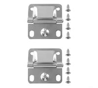 ComfyHarbor Charnière de refroidissement en acier inoxydable avec vis, charnières de couvercle robustes de 5,1 x 5,1 cm, compatibles avec les modèles Coleman 5226 5227B 5235 5236, argent