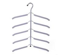 ComfyHarbor Cintre multifonctionnel, support antidérapant en acier inoxydable, design pliable et peu encombrant pour l'organisation des placards et le séchage multicouche, protège les vêtements contre
