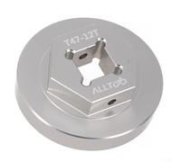 ComfyHarbor e pédalier BB-M30 T47-IB en alliage d'aluminium argenté, design 12T compatible avec Praxis Works et pour vélos de randonnée pour une installation efficace