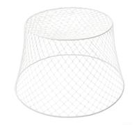 ComfyHarbor Cloche Métal Jardin 20cm Protection Plantes Anti-Rouille(White) | galvanisé anti-rouille, structure pour durable, résiste déformation, protection longue durée, jardin extérieur