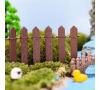ComfyHarbor Clôture en pour bois 90cm pour Jardin de Fée Miniature Clôture
