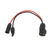 ComfyHarbor Connecteur aéronautique LP-20 à 2 broches, pour alimentations de batterie de panneau solaire Hella, câble adaptateur 10 AWG, avec indice IP67, fil robuste de 36 V 30 A, pour une