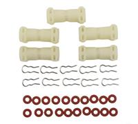 ComfyHarbor Connecteur thermobloc à eau pour Saeco, kit de connecteurs de câblage de machine à café en forme de I avec joint et bague de serrage, pièce de rechange conçue avec précision pour