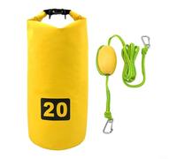 ComfyHarbor Corde de remorquage flottante, avec clips à connexion rapide, boucles en acier inoxydable 316, pour sauvetage, remorquage et ancrage, ligne de sécurité en PVC léger, pour canoë rafting