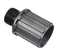 ComfyHarbor Corps de moyeu à cassette en acier, pour vélos de 8 à 11, porte-roue libre, avec rondelle compatible avec les moyeux QUANDO pour NovaTec Fastace, noir (perles noires de 8 à 10 secondes)