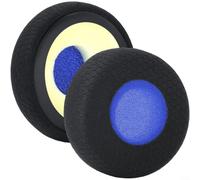 ComfyHarbor Coussinets de rechange pour casque Jabra pour Evolve 20 20SE 30 30II 40 65 65+, cuir protéiné et mousse à mémoire de forme, doux isolant du bruit (noir) (D)