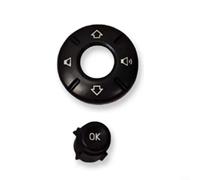 ComfyHarbor Couvercle de bouton d'interrupteur de volume de volant, pour Mini, convient pour BMW Cooper F54 F55 F56 F57 F60 Clubman Countryman 2014-2021 Garniture décorative intérieure (C)