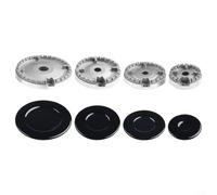 ComfyHarbor Couvercle de rechange pour cuisinière à gaz, brûleur en fer, pour cuisinières Shabaf, flamme uniforme, distribution, brûleur concave ou plat, accessoire de tête (concave)