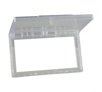 ComfyHarbor Couvercle d'interrupteur mural étanche pour prise double type 86, protection ultra-fine de 2 cm en polycarbonate avec protection contre les éclaboussures et la poussière pour salle de bain