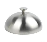 ComfyHarbor Couvre-plat en acier inoxydable - Différentes tailles - Pour wok polyvalent - Pour faire fondre le fromage et cuire à la vapeur - Protection alimentaire antirouille pour la maison et le