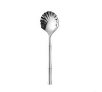 ComfyHarbor Cuillère à dessert en acier inoxydable 304, cuillère à thé pour crème glacée, café, sucre et mélange, passe au lave-vaisselle, ustensile de cuisine avec finition polie (argenté)