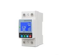 ComfyHarbor Disjoncteur avec WiFi, refermeture automatique, protection sur/sous-tension, courant de surcharge réglable 1 A-63 A, énergie en temps réel pour la maison