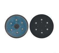ComfyHarbor Disque de ponçage à 6 trous de 150 mm avec disque de rechange flexible de 150 mm pour ponceuse orbitale, matériau PU pour ponçage lisse des contours