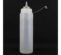 ComfyHarbor Distributeur de bouteilles compressibles en plastique, pour ketchup, moutarde, sauce, huile, vinaigre, condiments, pour restaurant, maison, cuisine, 236,8 g, 350,2 g, 473,6 g, 680,4 g