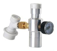 ComfyHarbor Distributeur de fût de bière portable avec régulateur de pression 0-30 PSI 3/8" Adaptateur de filetage pour brassage maison