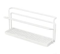 ComfyHarbor Égouttoir à bouteilles à 2 niveaux avec plateau de vidange en terre de diatomée, support de rangement de tasses et porte-tasses pour bouteilles, tasses à café, verres sur comptoir de