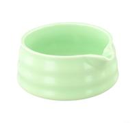 ComfyHarbor Ensemble de bols à matcha japonais fabriqués à la main avec bec verseur, récipient traditionnel en faïence pour thé vert mousseux, pour intérieur propre et brillant pour une utilisation au
