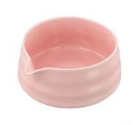 ComfyHarbor Ensemble de bols à matcha japonais fabriqués à la main avec bec verseur, récipient traditionnel en faïence pour thé vert mousseux, pour intérieur propre et brillant pour une utilisation au
