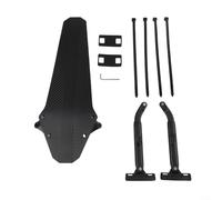 ComfyHarbor Ensemble de garde-boue pour vélo de montagne - Réglable - Largeur étendue - Avant et arrière - En nylon PP antidérapant - Noir