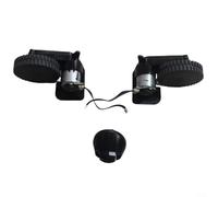 ComfyHarbor Ensemble de roues de rechange pour aspirateur robot, roue gauche et droite, avec support rotatif, compatible avec 11S, 12, 15C, 15T, 25C, 30, 30C, 35C et pour G10, pour lisse, silencieux
