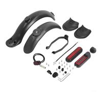 ComfyHarbor Ensemble de support de feu arrière pour garde-boue pour scooter électrique Xiaomi M365 Pro, arrière réfléchissant pour garde-boue avec couvercle latéral, ABS résistant à l'usure, mise à