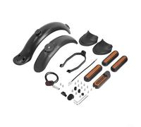 ComfyHarbor Ensemble de support de feu arrière pour garde-boue pour scooter électrique Xiaomi M365 Pro, arrière réfléchissant pour garde-boue avec couvercle latéral, ABS résistant à l'usure, mise à