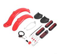 ComfyHarbor Ensemble de support de feu arrière pour garde-boue Xiaomi M365 Pro Scooter électrique, réflecteur arrière pour garde-boue avec coque latérale, ABS résistant à l'usure, mise à niveau de
