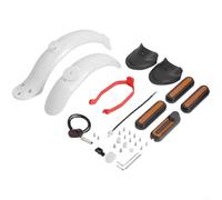 ComfyHarbor Ensemble de support de feu arrière pour garde-boue Xiaomi M365 Pro Scooter électrique, réfléchissant arrière pour garde-boue avec couvercle latéral, ABS résistant à l'usure, mise à niveau