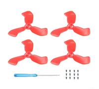 ComfyHarbor Ensemble d'hélices compatible avec DJI NEO 2, matériau PC avec supports de protection des ailes pour une sécurité et une longévité accrues, comprend 4 pagaies colorées (rouge)