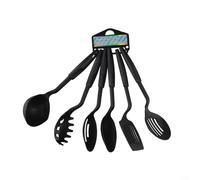 ComfyHarbor Ensemble d'ustensiles de cuisine en nylon résistant à la chaleur pour la cuisson de la friture, spatule anti-rayures, louche pour ustensiles de cuisine antiadhésifs, passe au