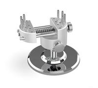 ComfyHarbor Étau à broche rotatif à 360°, pince réglable en alliage d'aluminium avec micro-bouton pour la fabrication de bijoux, la réparation de montres, le modélisme et l'assemblage de marionnettes