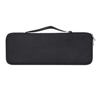 ComfyHarbor Étui pour clavier MX Keys S, pour sac de rangement en EVA rigide avec absorption des chocs, pochette de transport fine de voyage pour clavier sans fil, noir, 46 x 16 x 4,5 cm