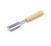 ComfyHarbor Évideur à cupcakes, évideur à gâteau, piston pour pâtisserie et décoration avec des formes florales, cœurs et étoiles, outil de poignée en acier inoxydable et en bois pour le remplissage
