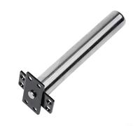 ComfyHarbor Ferme-porte tubulaire dissimulé à ressort automatique pour portes nominales jusqu'à 50 kg Argenté Sans main avec vis pour une installation facile (Noir)