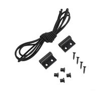 ComfyHarbor Filet de rangement élastique pour coffre de camping-car, poche en maille anti-chute pour sécuriser les articles pendant le voyage, noir, 1 lot