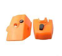 ComfyHarbor Filtre à air avec couvercle compatible avec tronçonneuse 024 026 MS240 MS260, carénage de capot de carburateur, pièce de rechange pour modèles à bouton-pression uniquement