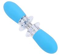 ComfyHarbor Fourchettes à maïs en acier inoxydable avec poignée en TPR isolée thermiquement, design à double broche pour sécuriser les aliments, brochettes de barbecue antidérapantes pour servir le