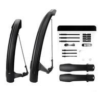 ComfyHarbor Garde-boue étendu pour vélo, couverture complète pour garde-boue pour vélo de route et pour vélo GRAVEL, garde profilée PP + PA avec fil d'acier, installation rapide pour les conditions de