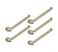 ComfyHarbor Geberit Lot de 5 plaques de commande à ressort en métal pour système de chasse d'eau dissimulé Doré 38 x 5 mm