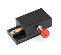 ComfyHarbor Glissière linéaire manuelle à queue d'aronde, axe X, 40 mm, en alliage d'aluminium, en laiton, plate-forme de réglage fin pour instruments de précision, équipement de laboratoire