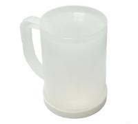 ComfyHarbor Gobelet isotherme double couche, verre de grande capacité pour boissons froides, pour bière, thé glacé et cocktails, tasse à boisson fraîche d'été, avec design élégant, pour nettoyer le
